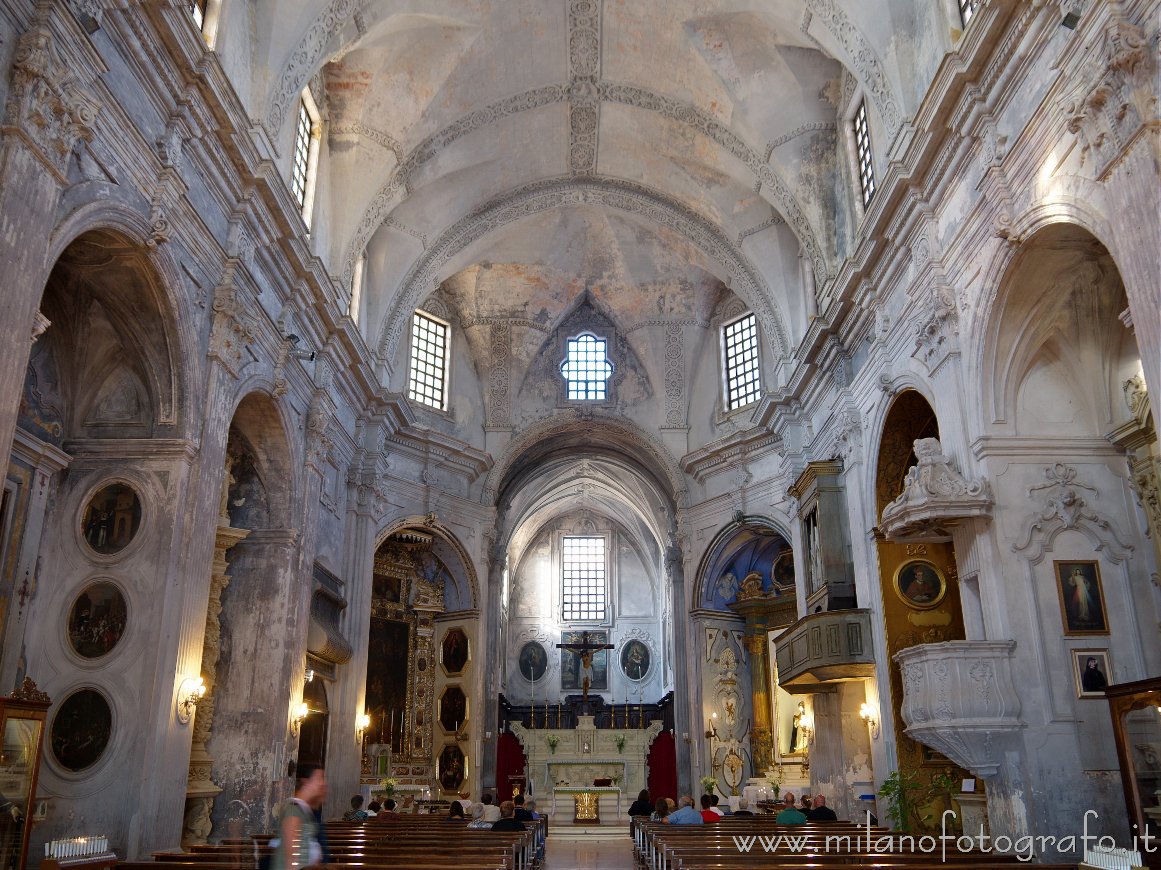 Gallipoli (Lecce, Italy) - Interior of the Church of San Domenico al Rosario